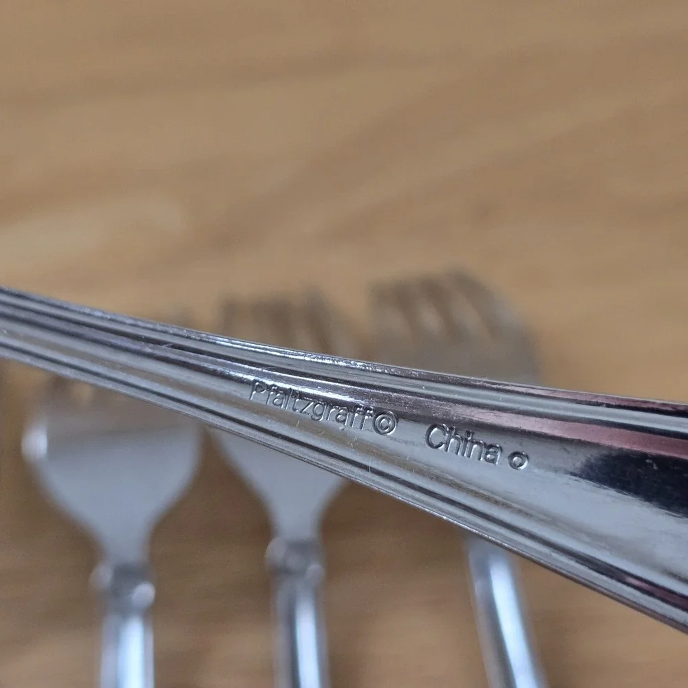 Pfaltzgraff Allure Stainless Dinner Forks 8